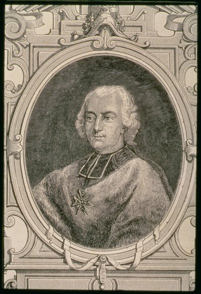 Porträt von Louis Rene Edouard, Prinz von Rohan-Guemenee (1734-1803) von French School